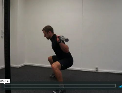 Wide squat with barbell (sumosquat)